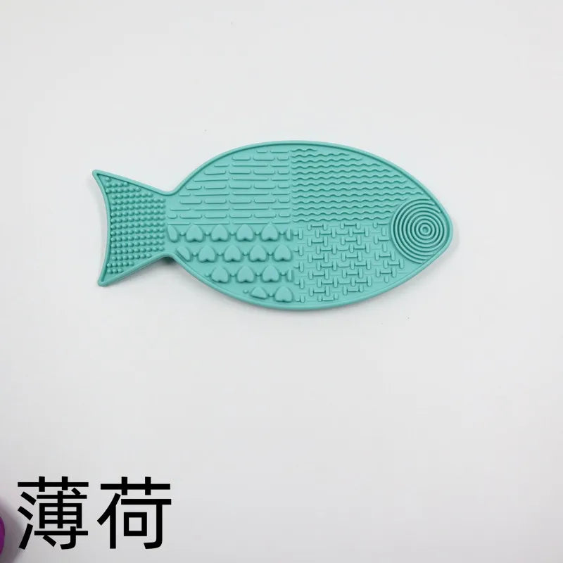 Suitable for Pets Weighing Less than 3 Kilograms Mat Cats Slow Food Bowls Suction Cup Feeding Food Silicone Lick，Product Small