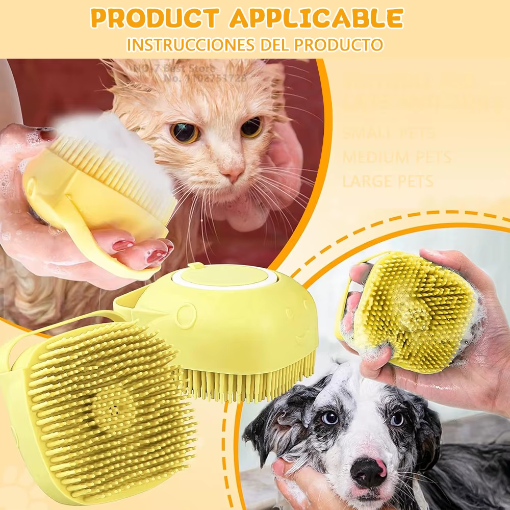 Brush with Shampoo Dispenser