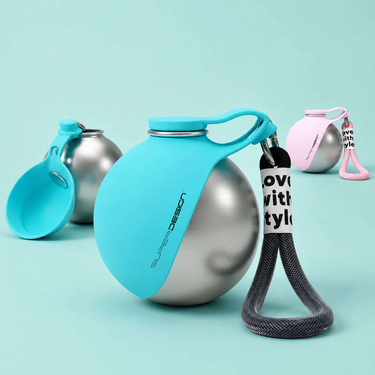 2-in-1 Dog Travel Water Bottle