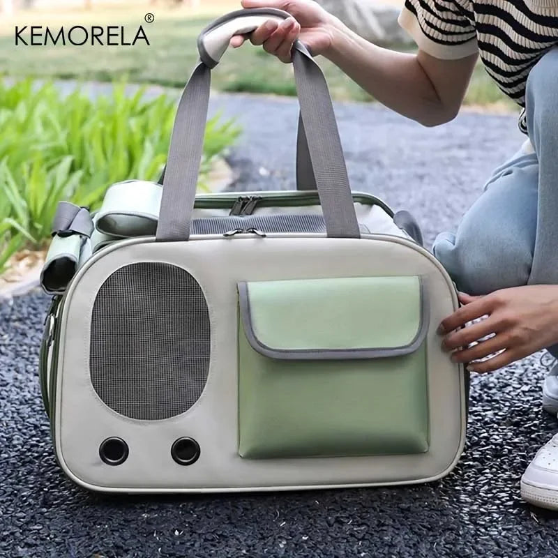 1Pcs Portable Pet Carrier Cat Bag for Cats and Dogs Ideal for Travel and Outdoor Activities Suitable for Cats and Small Dogs